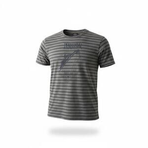 Disney Cruise Line DCL Wish Inaugural Sailing Gray Striped T-Shirt Adult Large